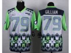 2015 Super Bowl XLIX Nike Seattle Seahawks #79 gilliam Jerseys(Style Noble Fashion Elite)