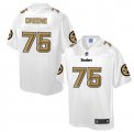 Nike Pittsburgh Steelers #75 Joe Greene White Men NFL Pro Line Fashion Game Jersey