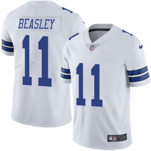 Mens Nike Dallas Cowboys #11 Cole Beasley Vapor Untouchable Limited White NFL Jersey