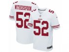 Mens Nike San Francisco 49ers #52 Ahkello Witherspoon Elite White NFL Jersey