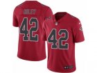 Mens Nike Atlanta Falcons #42 Duke Riley Limited Red Rush NFL Jersey