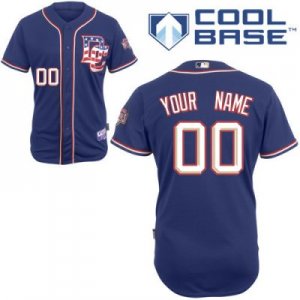 Customized Washington Nationals Jersey Blue Cool Base Baseball