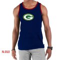 Nike NFL Green Bay Packers Sideline Legend Authentic Logo men Tank Top D.Blue
