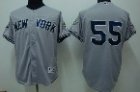 mlb new york yankees #55 matsui grey[2009 logo]