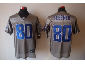 Nike NFL Indianapolis Colts #80 Coby Fleener Grey Shadow Jerseys