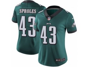 Women Nike Philadelphia Eagles #43 Darren Sproles Vapor Untouchable Limited Midnight Green Team Color NFL Jersey