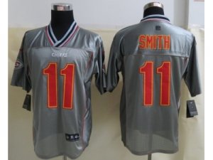 Nike Kansas City Chiefs #11 Smith Grey Jerseys(Vapor Elite)