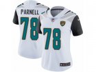Women Nike Jacksonville Jaguars #78 Jermey Parnell White Vapor Untouchable Limited Player NFL Jersey