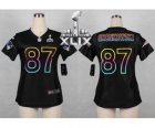 2015 Super Bowl XLIX nike women nfl jerseys new england patriots #87 gronkowski black[nike fashion]