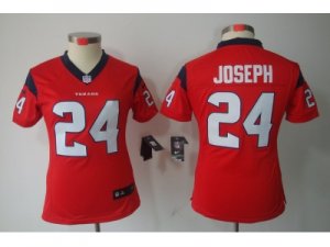 Nike Women Houston Texans #24 Joseph Red Jerseys