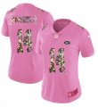 Nike Jets #14 Sam Darnold Pink Camo Fashion Women Limited Jersey