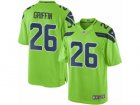 Mens Nike Seattle Seahawks #26 Shaquill Griffin Limited Green Rush NFL Jersey