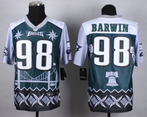 Nike Philadelphia Eagles #98 barwin Jerseys(Style Noble Fashion Elite)