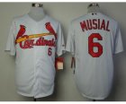 mlb jerseys st.louis cardinals #6 musial white
