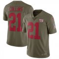 Nike Giants #21 Landon Collins Olive Salute To Service Limited Jersey