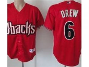 MLB Arizona Diamondbacks #6 Drew Red Jerseys