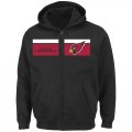 Arizona Cardinals Majestic Touchback Full Zip Hoodie Black