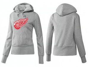 NHL Women Detroit Red Wings Logo Pullover Hoodie 23