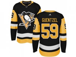 Adidas Men Pittsburgh Penguins #59 Jake Guentzel Black Alternate Authentic Stitched NHL Jersey