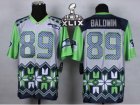 2015 Super Bowl XLIX Nike Seattle Seahawks #89 Doug Baldwin Jerseys(Style Noble Fashion Elite)