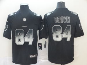 Nike Raiders #84 Antonio Brown Black Arch Smoke Vapor