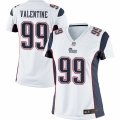Women's Nike New England Patriots #99 Vincent Valentine Limited White NFL Jersey
