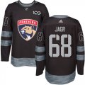 Florida Panthers #68 Jaromir Jagr Black 1917-2017 100th Anniversary Stitched NHL Jersey