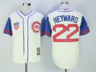 Cubs #22 Jason Heyward Cream Cooperstown Collection Jersey