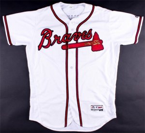 MLB atlanta braves #25 Andruw jones white jerseys