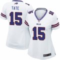 Women's Nike Buffalo Bills #15 Brandon Tate Limited White NFL Jersey