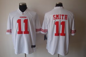 Nike San Francisco 49ers #11 Smith white Game Jerseys