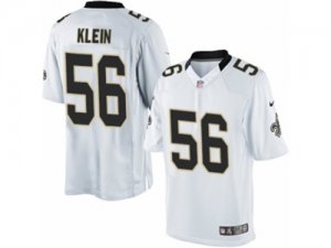 Mens Nike New Orleans Saints #56 A.J. Klein Limited White NFL Jersey