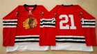 NHL Mitchell And Ness 1960-61 Chicago Blackhawks #21 Noname red Throwback jerseys