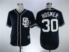 San Diego Padres #30 Eric Hosmer Navy Cool Base Jers