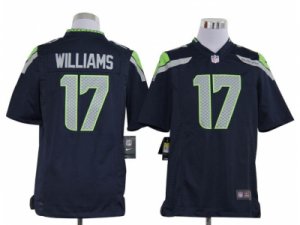 Nike NFL Seattle Seahawks #17 Mike Williams Blue Game Jerseys