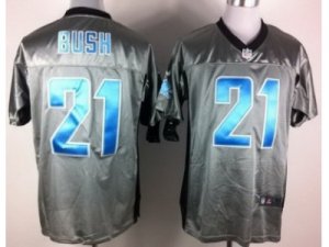 Nike NFL Detroit Lions 21 Reggie Bush Grey Jerseys(Shadow Elite)