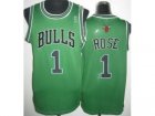 nba Chicago Bulls #1 Derrick Rose Green(Revolution 30)