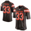 Mens Nike Cleveland Browns #33 Jordan Poyer Limited Brown Team Color NFL Jersey