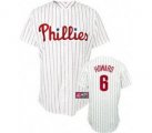 Philadelphia Phillies #6 Howard 09World series&HK patch WHITE锛?E