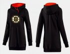 NHL Women Boston Bruins Logo Pullover Hoodie 7