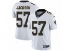Mens Nike New Orleans Saints #57 Rickey Jackson Vapor Untouchable Limited White NFL Jersey