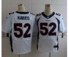 Nike denver broncos #52 harris white Jerseys(Elite)[harris]