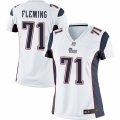 Women's Nike New England Patriots #71 Cameron Fleming Limited White NFL Jersey