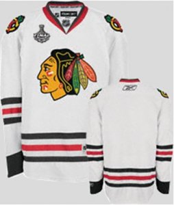 nhl jerseys chicago blackhawks blank white[2013 stanley cup]