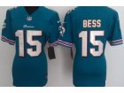 Nike Women nfl Miami Dolphins #15 Davone Bess Green jerseys