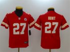 Nike Chiefs #27 Kareem Hunt Red Youth Vapor Untouchable Player Limited Jersey