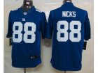 Nike NFL New York Giants #88 Hakeem Nicks Blue (Limited)Jerseys