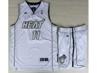 NBA Miami Heat #11 Chris Andersen White Silver Number (Revolution 30)Suits