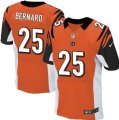 Nike jerseys cincinnati bengals #25 bernard orange[Elite]