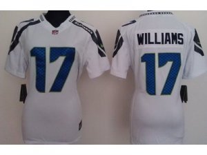 Nike Women nfl Seattle Seahawks #17 Mike Williams White jerseys